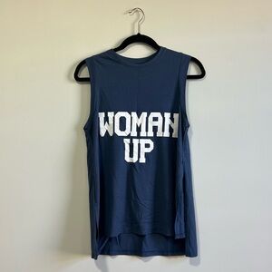 Woman Up flowy work out tank